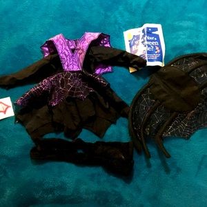 American Girl Doll Halloween spider witch costume
